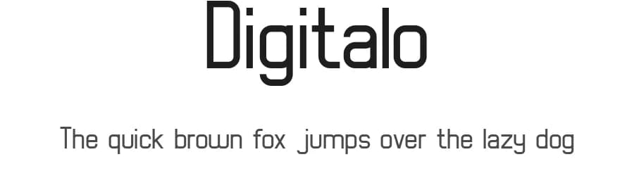 Digitalo by Din Studio — Sans Serif Font