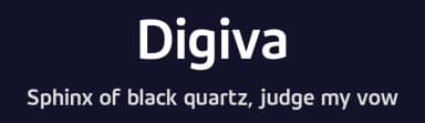 Digiva by Eko Bimantara — Sans Serif Font — thumbnail 2