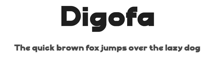 Digofa by twinletter — Sans Serif Font