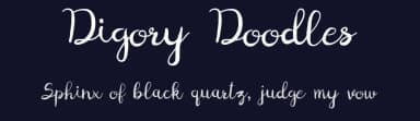 Digory Doodles by holdsworthdesign — Script Handwritten Font — thumbnail 2