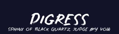 Digress by Ali Hamidi — Script Handwritten Font — thumbnail 2