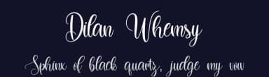 Dilan Whemsy by StringLabs Creative Studio — Script Handwritten Font — thumbnail 2