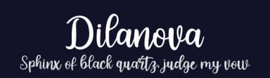 Dilanova by Fanastudio — Script Handwritten Font — thumbnail 2