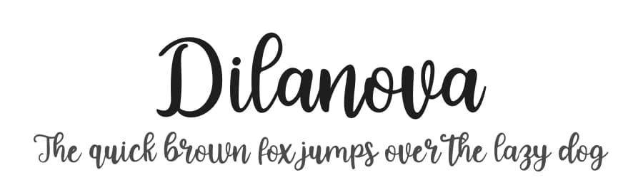 Dilanova by Fanastudio — Script Handwritten Font
