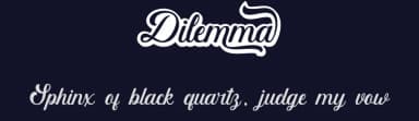 Dilemma by JunCreative — Script Handwritten Font — thumbnail 2