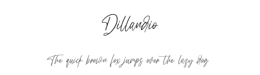Dillandio by Maulana Creative — Script Handwritten Font