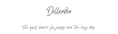Dillandio by Maulana Creative — Script Handwritten Font — thumbnail 1