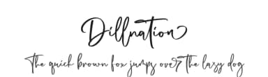 Dillnation by Vultype — Script Handwritten Font — thumbnail 1
