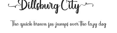 Dillsburg City by Noah Type — Script Handwritten Font — thumbnail 1