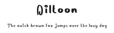 Diltoon by Prioritype Co — Script Handwritten Font — thumbnail 1