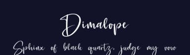 Dimalope by lyanatha — Script Handwritten Font — thumbnail 2