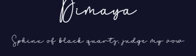 Dimaya by Wahyu Studio — Script Handwritten Font — thumbnail 2