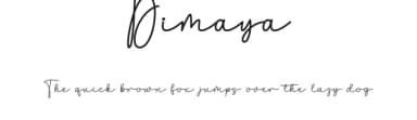 Dimaya by Wahyu Studio — Script Handwritten Font — thumbnail 1
