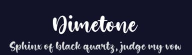 Dimetone by Timur Type — Script Handwritten Font — thumbnail 2