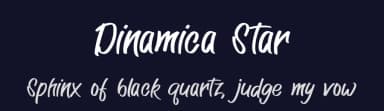 Dinamica Star by Reguler Studio — Script Handwritten Font — thumbnail 2