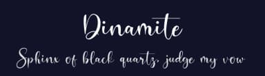 Dinamite by Erik Studio — Script Handwritten Font — thumbnail 2