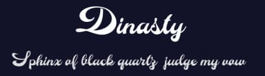 Dinasty by Billy Argel Fonts ® — Script Handwritten Font — thumbnail 2