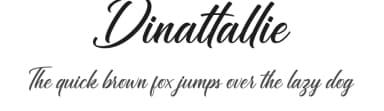 Dinattallie by Ditoollis Project — Script Handwritten Font — thumbnail 1