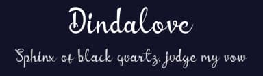 Dindalove by Rezastudio — Script Handwritten Font — thumbnail 2