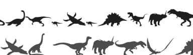 Ding-o-saurs by Iconian Fonts — Dingbats Font — thumbnail 1