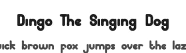 Dingo The Singing Dog by Nariswari Creative — Sans Serif Font — thumbnail 1