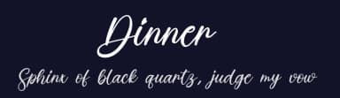 Dinner by Scratchones — Script Handwritten Font — thumbnail 2