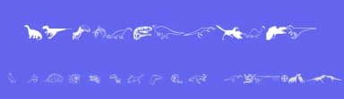 DinosoType by Michel Bujardet — Dingbats Font — thumbnail 3