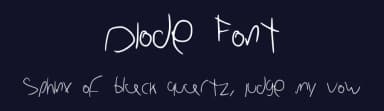 Diode Font by CosmicStunky — Script Handwritten Font — thumbnail 2