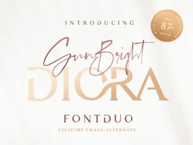 Diora Duo Font by Ratin Creative — Script Handwritten Font — thumbnail 1