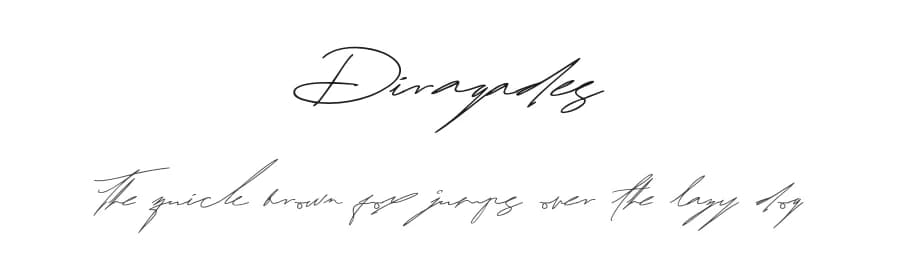 Diragades by Mozyen Studio — Script Handwritten Font