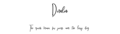 Diralia by pointlab studio — Script Handwritten Font — thumbnail 1