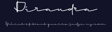 Dirandra by Mozyen Studio — Script Handwritten Font — thumbnail 2