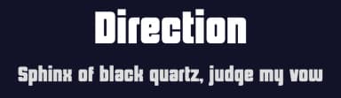 Direction by BrandSemut — Sans Serif Font — thumbnail 2