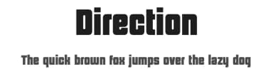 Direction by BrandSemut — Sans Serif Font — thumbnail 1
