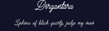 Dirgantara by Zulfikar Ali — Script Handwritten Font — thumbnail 2