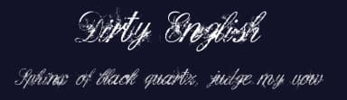Dirty English by Veredgf — Script Handwritten Font — thumbnail 2