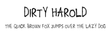 Dirty Harold by GGBotNet — Script Handwritten Font — thumbnail 1