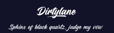 Dirtylane by Riyadh Rahman — Script Handwritten Font — thumbnail 2