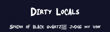 Dirty Locals by Xerographer Fonts — Script Handwritten Font — thumbnail 2