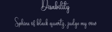 Disability by Scratchones — Script Handwritten Font — thumbnail 2