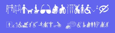 Disabled Icons by Woodcutter — Dingbats Font — thumbnail 3