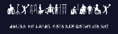 Disabled Icons by Woodcutter — Dingbats Font — thumbnail 2
