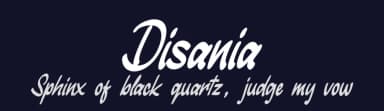 Disania by Sunset Gallery — Script Handwritten Font — thumbnail 2