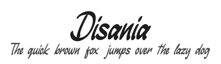 Disania by Sunset Gallery — Script Handwritten Font — preview 1