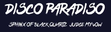 Disco Paradiso by Woodcutter — Script Handwritten Font — thumbnail 2