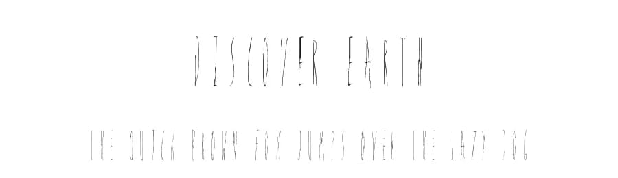 Discover Earth by Xerographer Fonts — Script Handwritten Font