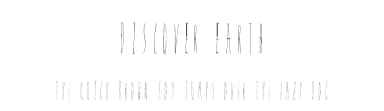 Discover Earth by Xerographer Fonts — Script Handwritten Font — thumbnail 1