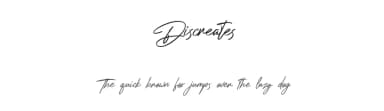 Discreates by Maulana Creative — Script Handwritten Font — thumbnail 1