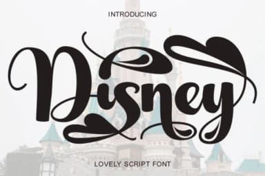 Disney Font by Ws Studio by Ws Studio — Script Handwritten Font — thumbnail 1