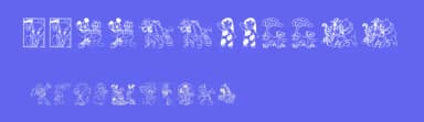 Disney family 1 by Ding Bang — Dingbats Font — thumbnail 3
